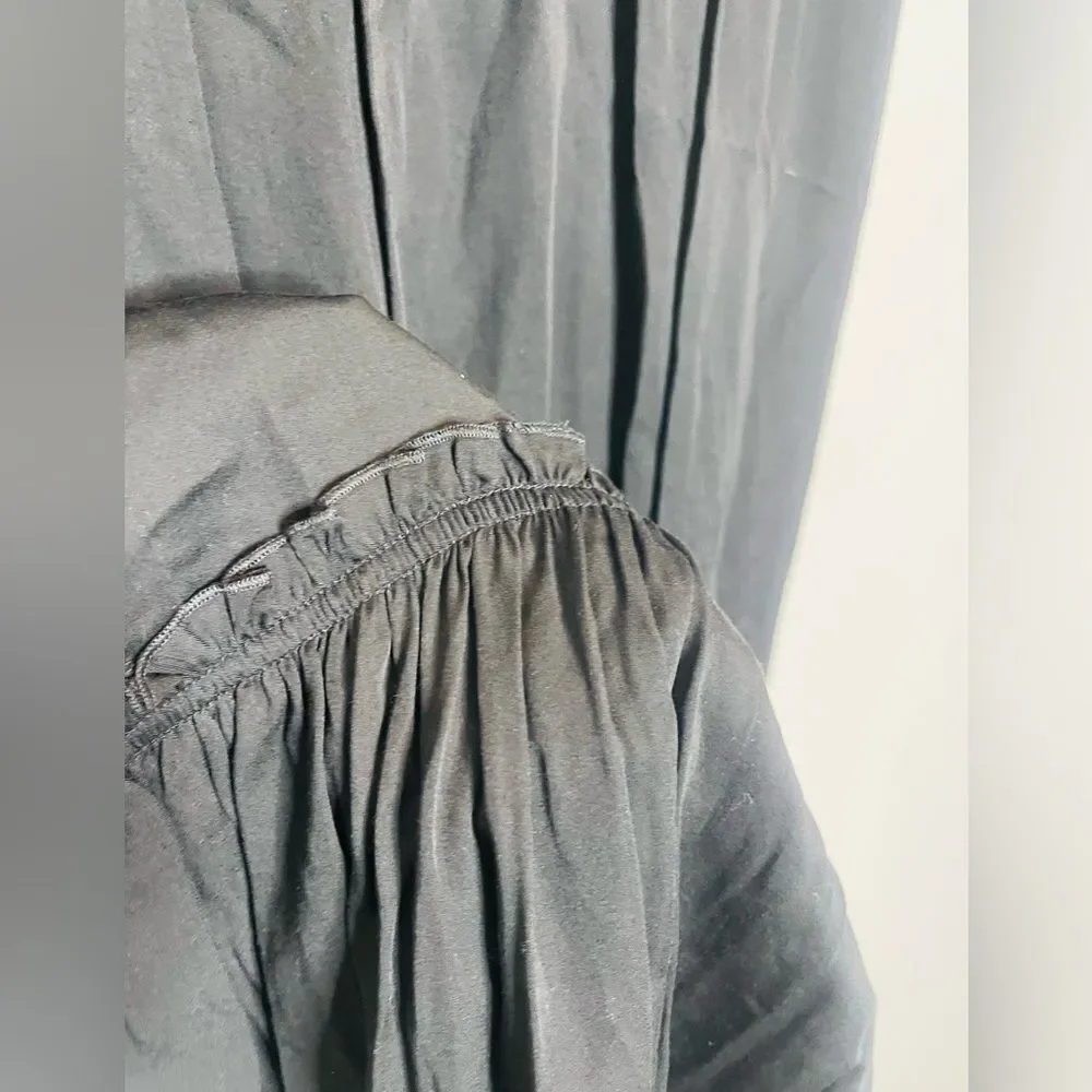 $215 The Kooples Shirred Maxi Skirt Bow Detail NWT - Picture 11 of 11